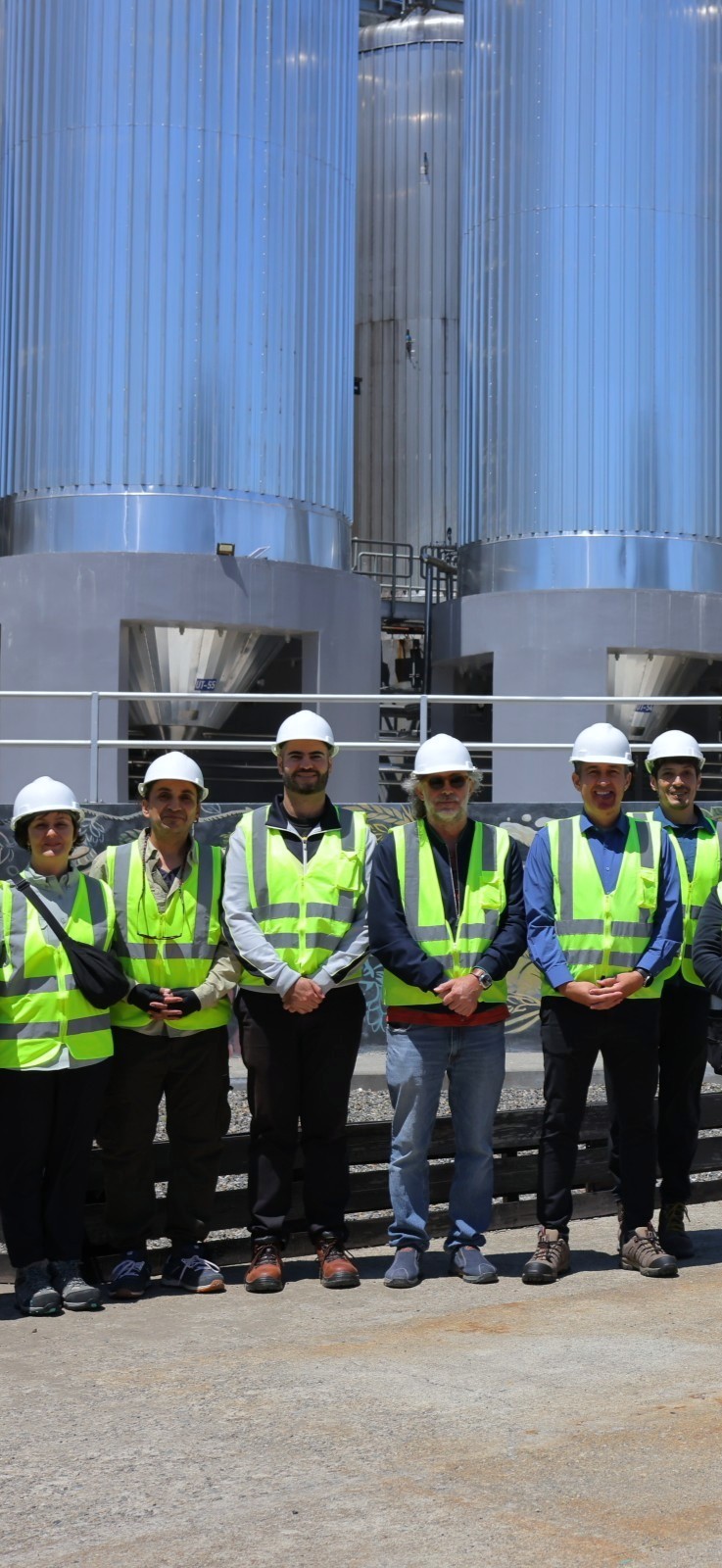 Equipo Virtual 3D en planta industrial