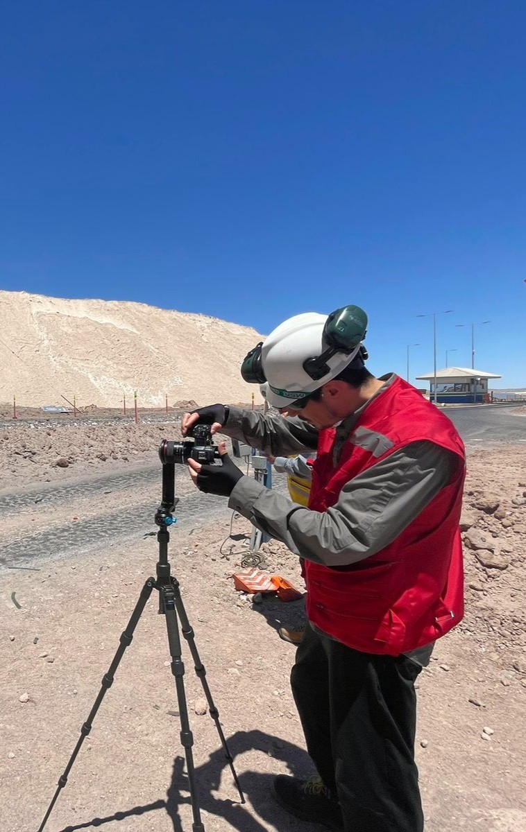 Cámara 360 en terreno minero
