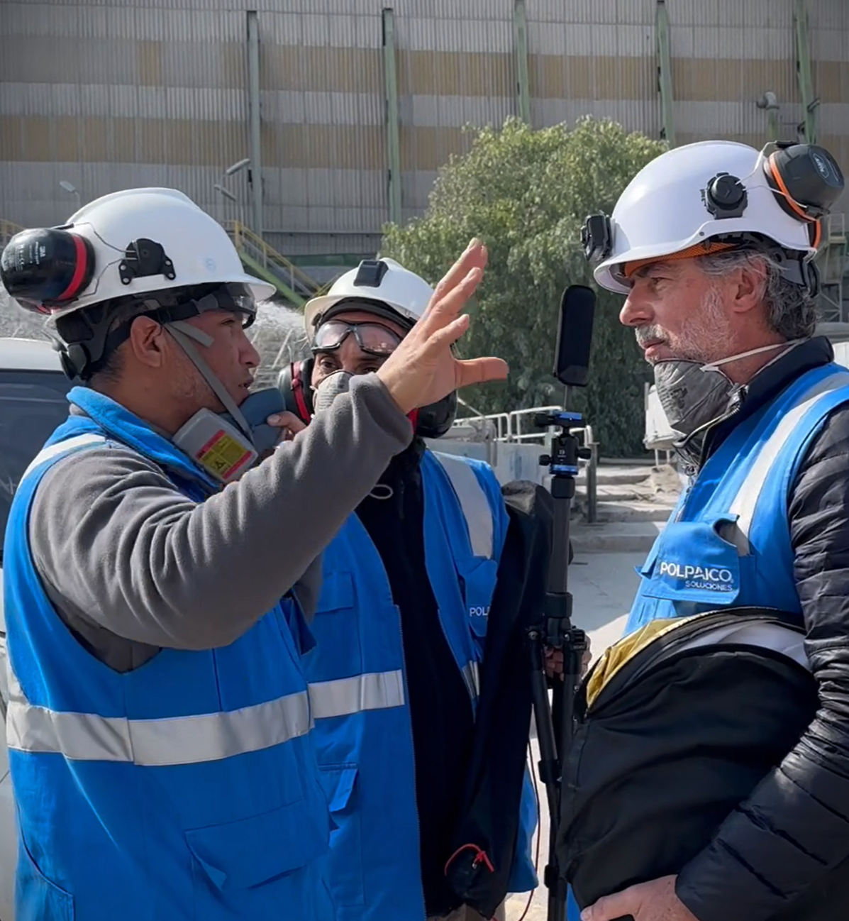 Coordinación técnica con cliente en terreno