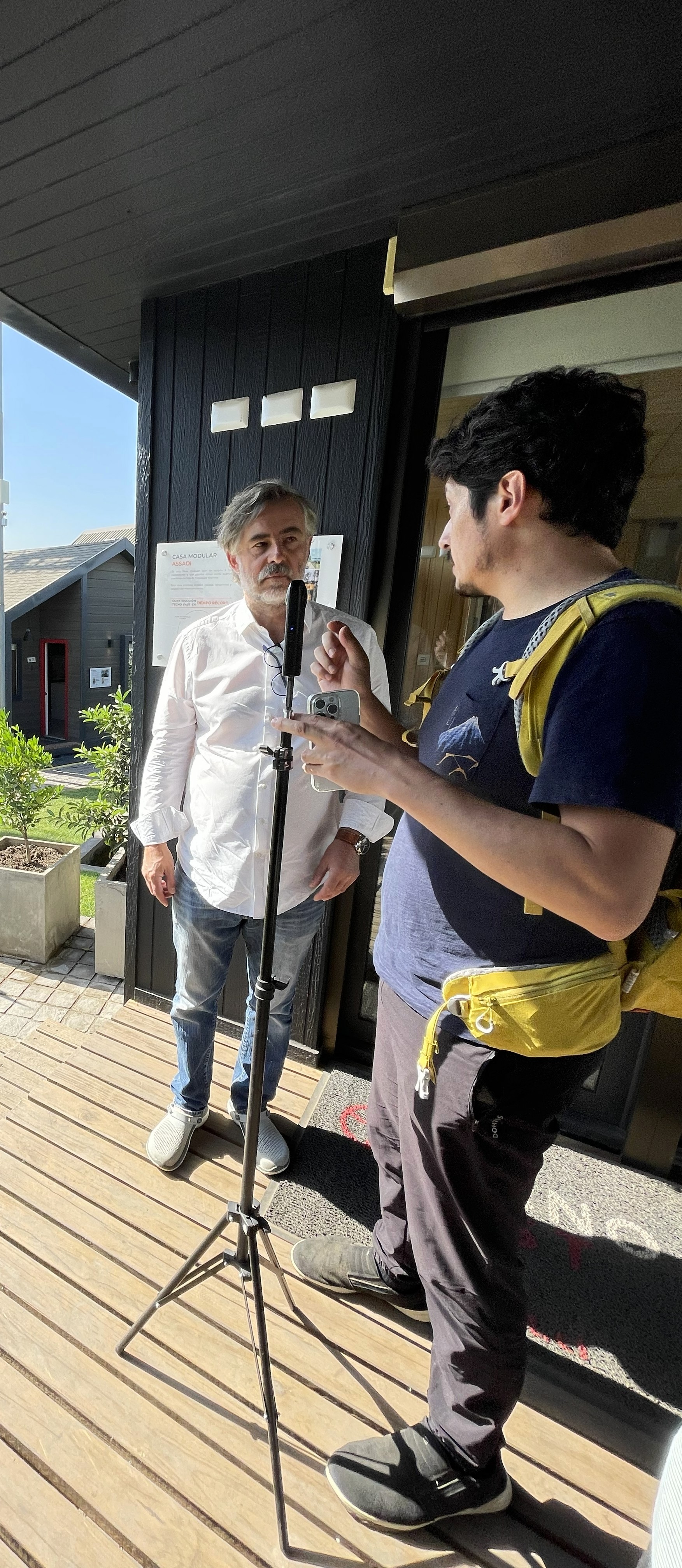 Entrevista y registro audiovisual en terreno