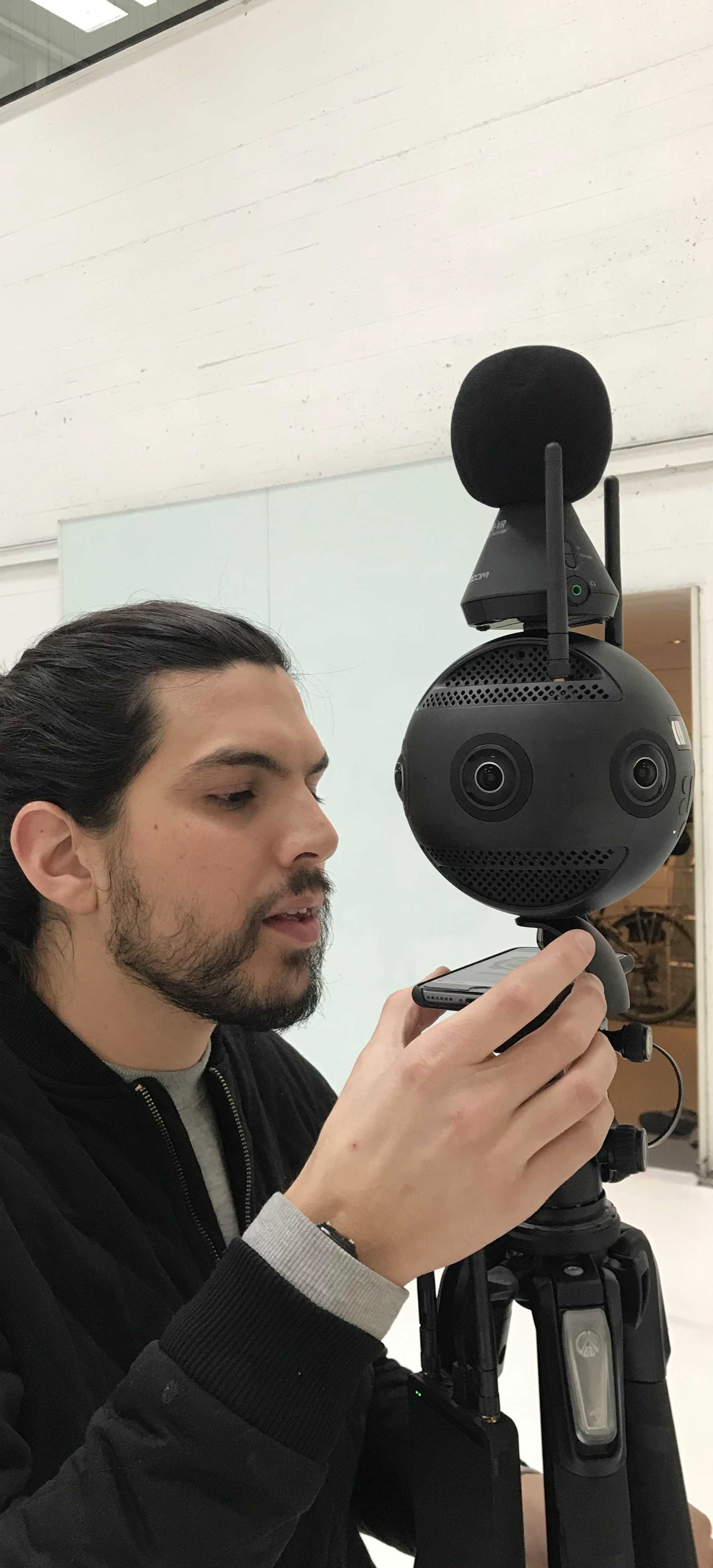 Registro audiovisual de experiencia inmersiva