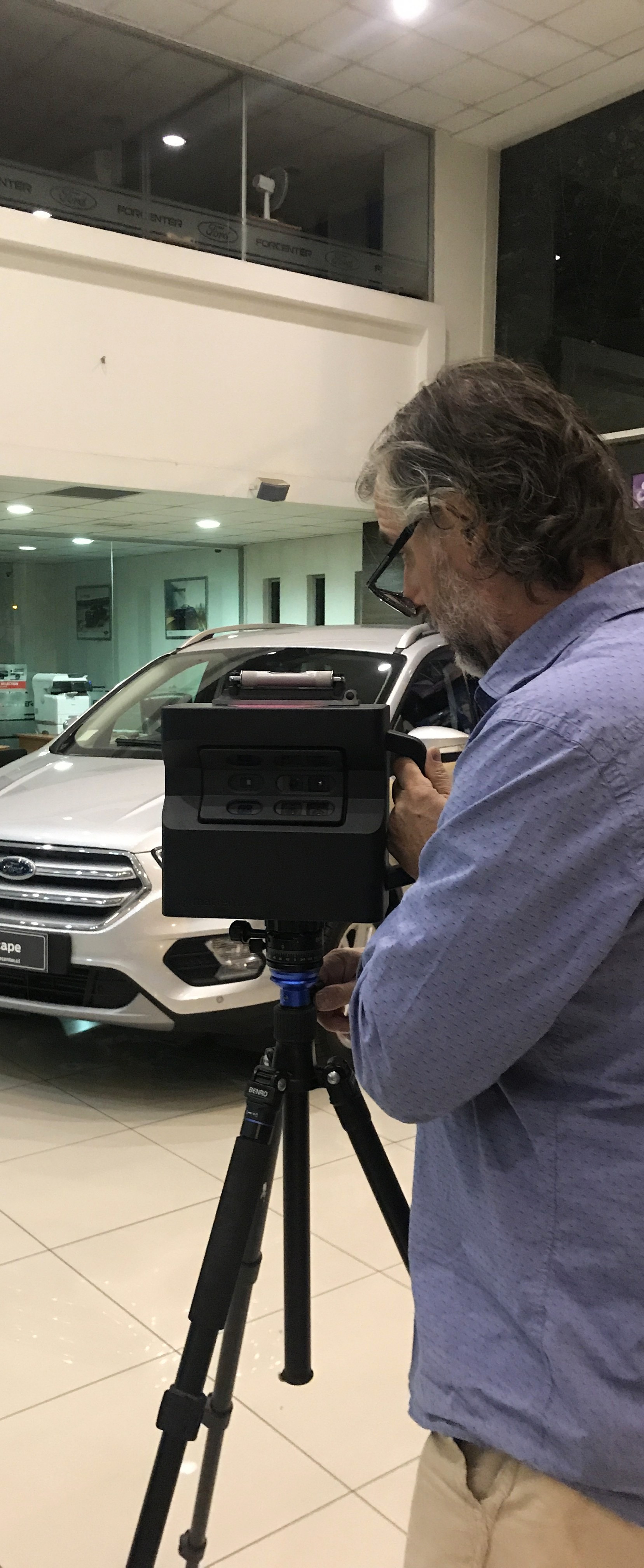Cámara 360 instalada para recorrido virtual